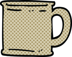 comic book style cartoon tankard png