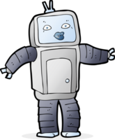 funny cartoon robot png