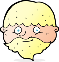 homme barbu de dessin animé png