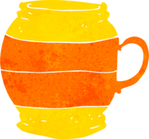 cartoon big mug png