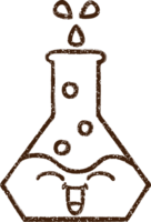 Science Experiment Charcoal Drawing png