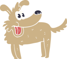 Cartoon-Doodle glücklicher Hund png