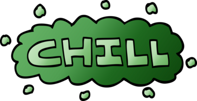 cartoon doodle chill symbol png