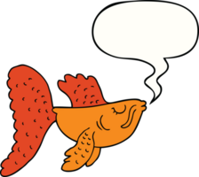 cartoon chinese fighting fish with speech bubble png