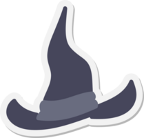 spooky witch hat sticker png