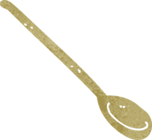 cartoon wooden spoon png