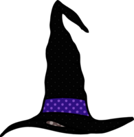 cartoon doodle witch hat png