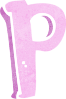 cartoon letter P png