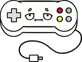 mignonne dessin animé de une Jeu manette png