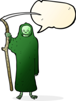 death cartoon with speech bubble png