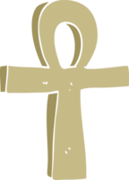 símbolo de desenho animado ankh png