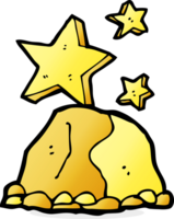 cartoon gold nugget png