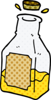 cartoon doodle drink in decanter png