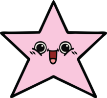 cute cartoon star fish png