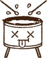 Drum Beat Charcoal Drawing png