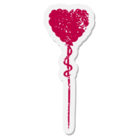 valentine balloon grunge sticker png