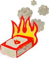 cartoon pack of matches png