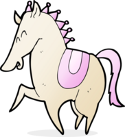 cartoon steigerend paard png