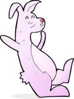 coniglietto rosa cartone animato png