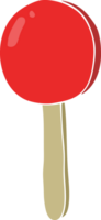 flat color style cartoon lollipop png