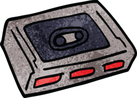 platine cassette doodle dessin animé png