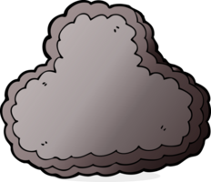 nube de lluvia de dibujos animados png