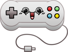 gradient shaded cartoon game controller png