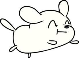 desenho animado ilustração kawaii do uma fofa cachorro png