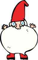 cartoon tiny santa png