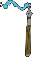 Cartoon-Doodle-Tintenstift png