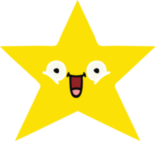 plano cor retro desenho animado do uma ouro Estrela png