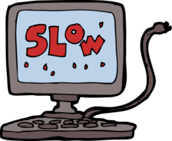 cartoon slow computer png