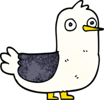 cartoon doodle seagull png