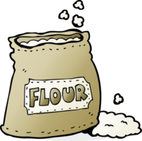 cartoon bag of flour png