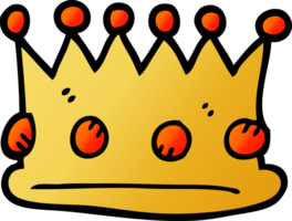 gradient illustration cartoon royal crown png