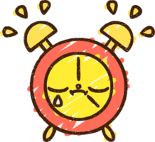 Alarm Clock Chalk Drawing png