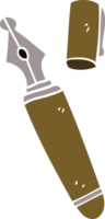 caneta-tinteiro de desenho animado png