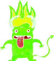 pequeño diablo de dibujos animados png