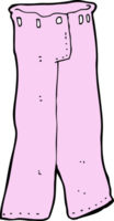 cartone animato paio di rosa pantaloni png