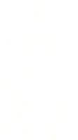 Christmas Cat Chalk Drawing png