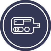 hackning styrelse cirkulär ikon symbol png