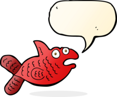 cartoon fish with speech bubble png