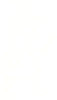 Witch Walking Chalk Drawing png