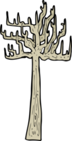 vieux, arbre nu, dessin animé png