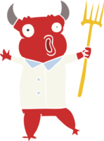 tecknad serie klotter demon monster png