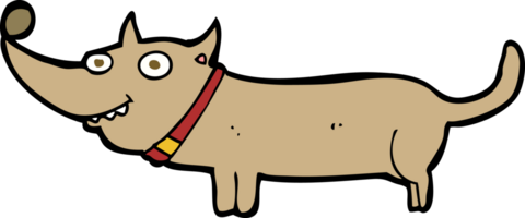 cartoon happy dog png