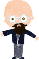 cartoon genius scientist png