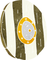 cartoon wooden shield png