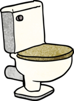 tekenfilm tekening Gesloten toilet png