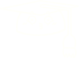 dessin à la craie de bonnet de graduation png